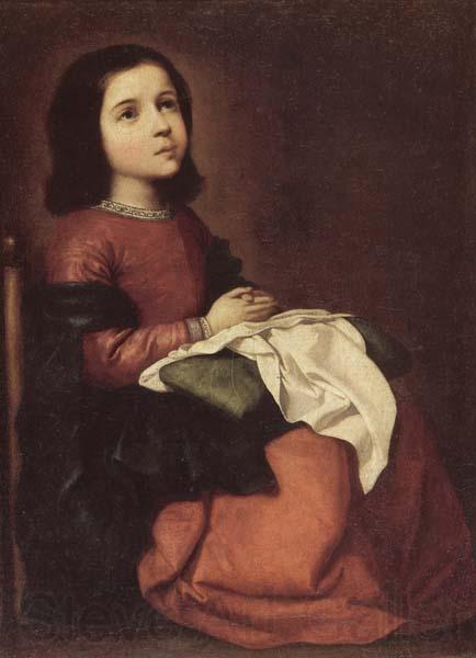 Francisco de Zurbaran The Girlhood of the Virgin Spain oil painting art